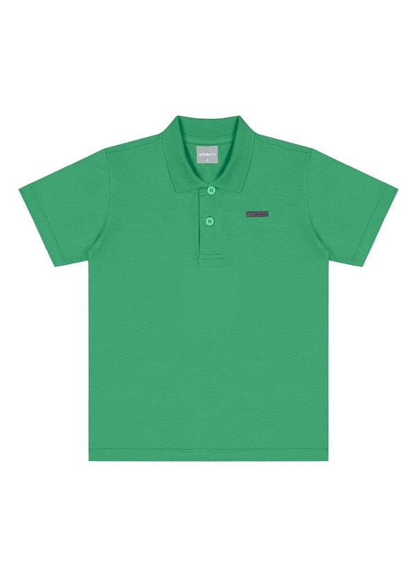 Quimby - Camisa Polo Meia Malha para Menino Verde