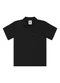 Quimby - Camisa Polo Meia Malha Azul - variação: Preto