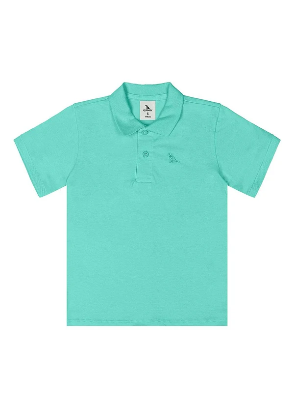 Quimby - Camisa Polo Meia Malha Verde