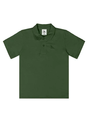 Quimby - Camisa Polo Meia Malha Verde - QUIMBY