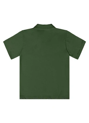 Quimby - Camisa Polo Meia Malha Verde - QUIMBY