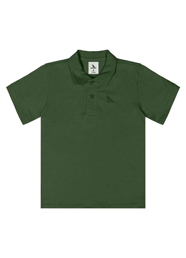 Quimby - Camisa Polo Meia Malha Verde