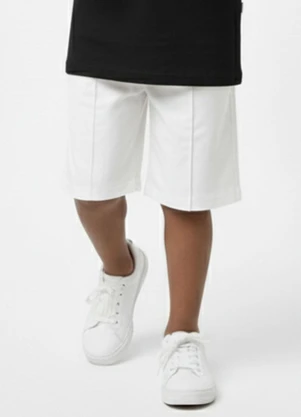 Lik Boys - Camisa Polo Ml em Piquet Preto - LIK BOYS