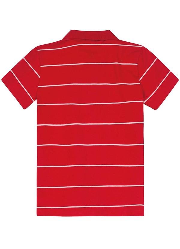 Carinhoso - Camisa Polo Off White Listrada Menino 2