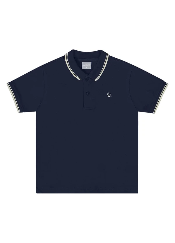 Quimby - Camisa Polo para Menino Azul