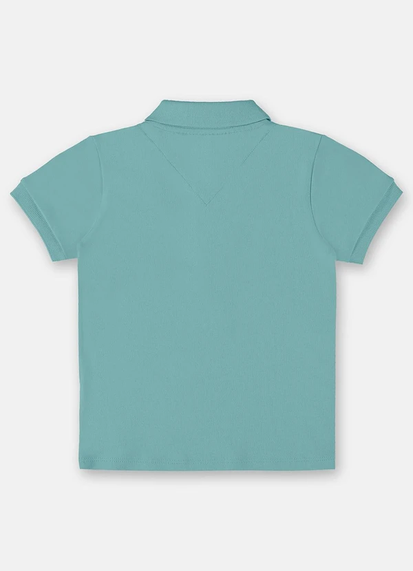 Up Baby - Camisa Polo para Menino Azul 2