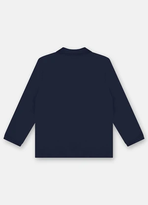 Up Baby - Camisa Polo para Menino Azul - UP BABY