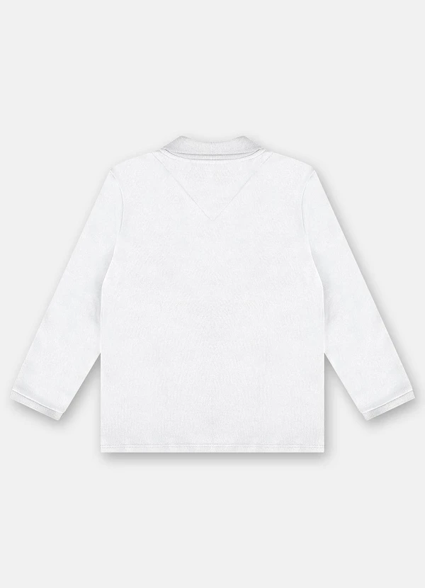 Up Baby - Camisa Polo para Menino Branco 2