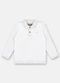 Up Baby - Camisa Polo para Menino Azul - variação: Branco