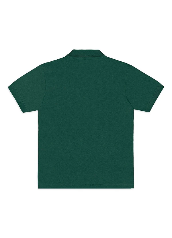 Quimby - Camisa Polo para Menino em Algodão Verde 4