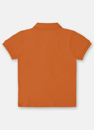 Up Baby - Camisa Polo para Menino Laranja - UP BABY