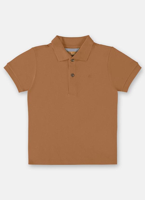 Up Baby - Camisa Polo para Menino Marrom