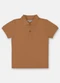 Up Baby - Camisa Polo para Menino Vermelho - variação: Marrom