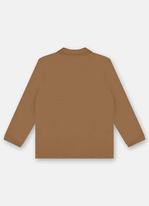 Up Baby - Camisa Polo para Menino Marrom - UP BABY