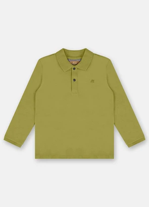 Up Baby - Camisa Polo para Menino Verde - UP BABY