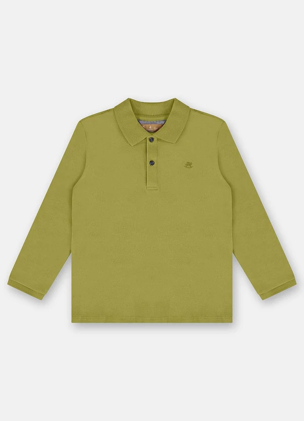 Up Baby - Camisa Polo para Menino Verde