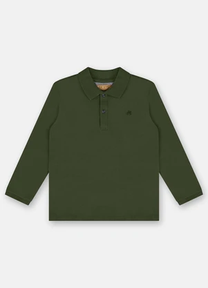 Up Baby - Camisa Polo para Menino Verde - UP BABY