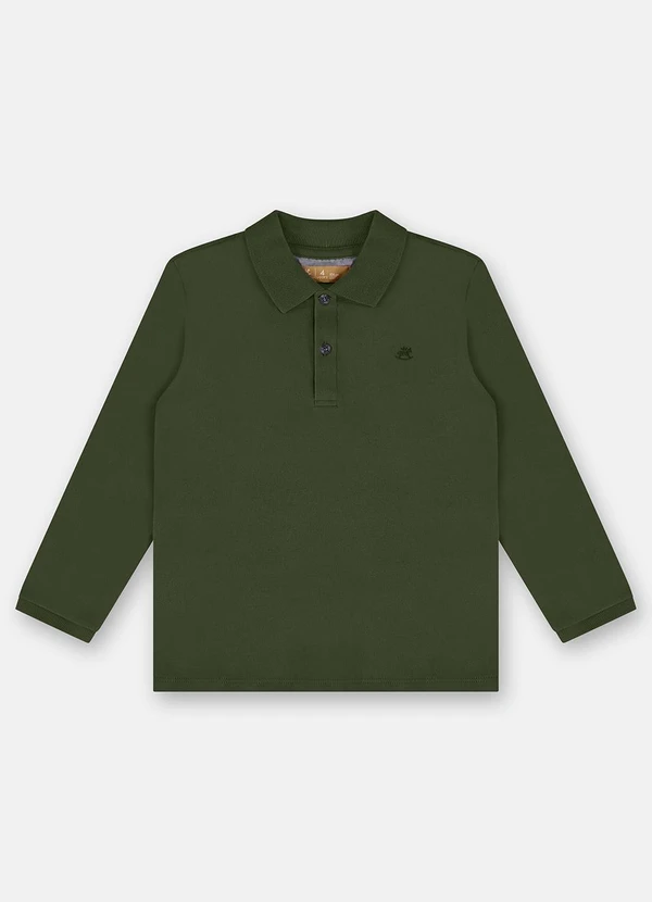 Up Baby - Camisa Polo para Menino Verde