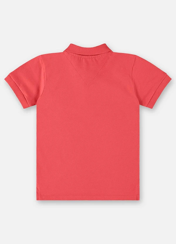 Up Baby - Camisa Polo para Menino Vermelho 2