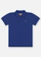 Up Baby - Camisa Polo Piquet Infantil Marrom - variação: Azul