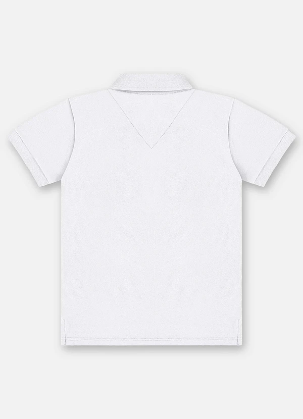 Up Baby - Camisa Polo Piquet Infantil Branco 2