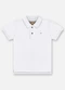 Up Baby - Camisa Polo Piquet Infantil Marrom - variação: Branco