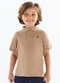 Up Baby - Camisa Polo Piquet Infantil Marrom - variação: Marrom
