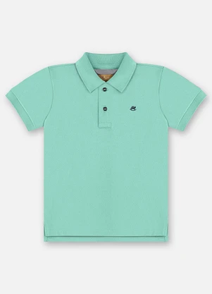 Up Baby - Camisa Polo Piquet Infantil Verde - UP BABY