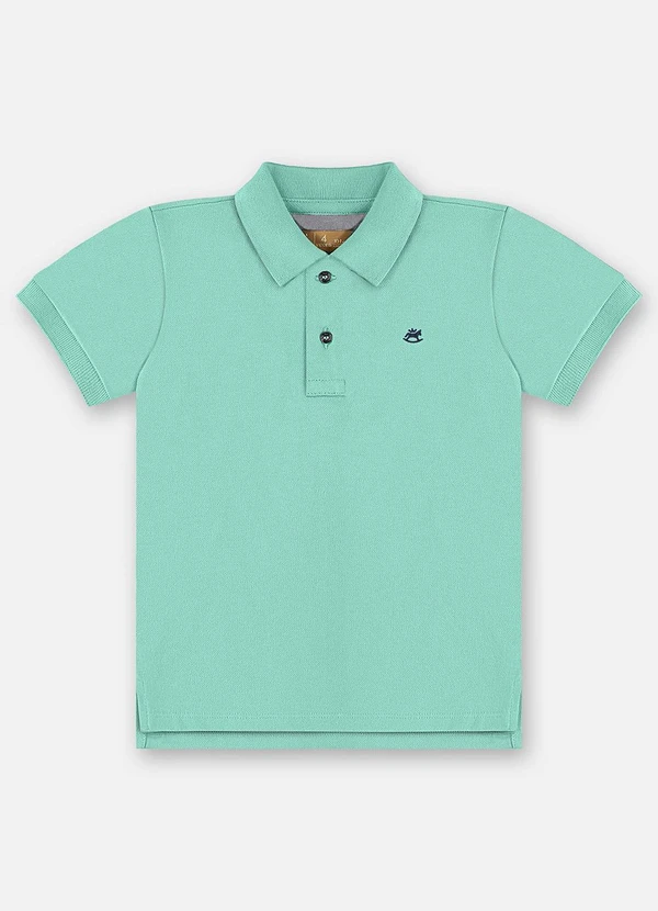 Up Baby - Camisa Polo Piquet Infantil Verde