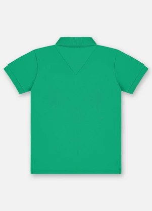 Up Baby - Camisa Polo Piquet Infantil Verde - UP BABY
