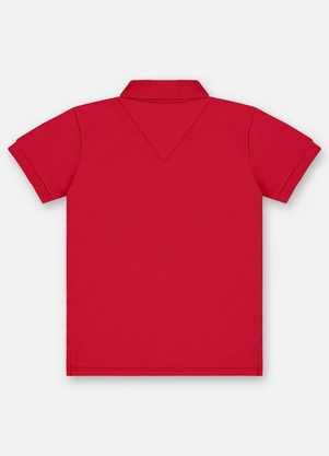 Up Baby - Camisa Polo Piquet Infantil Vermelho - UP BABY