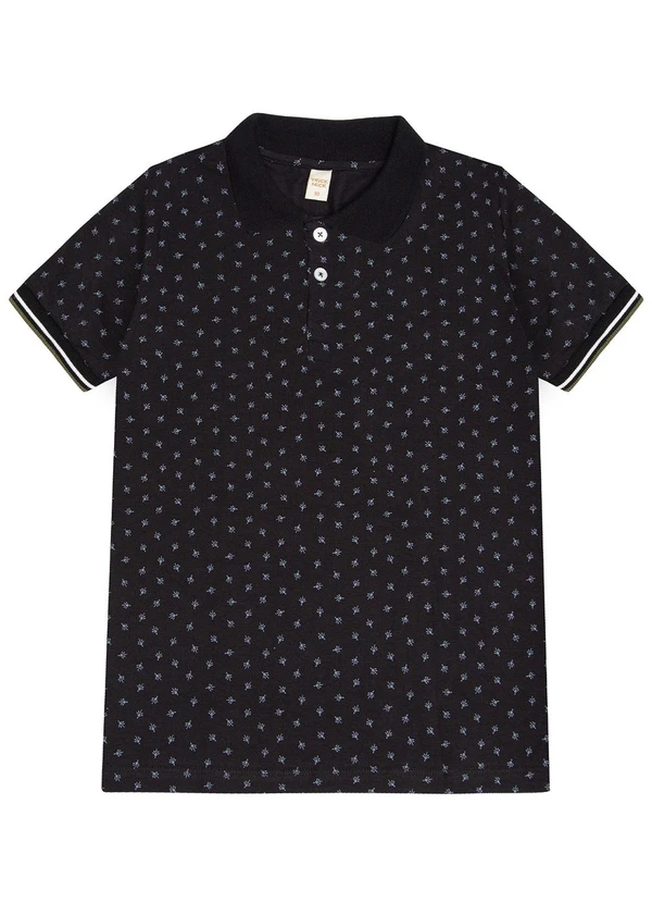 Trick Nick - Camisa Polo Preto