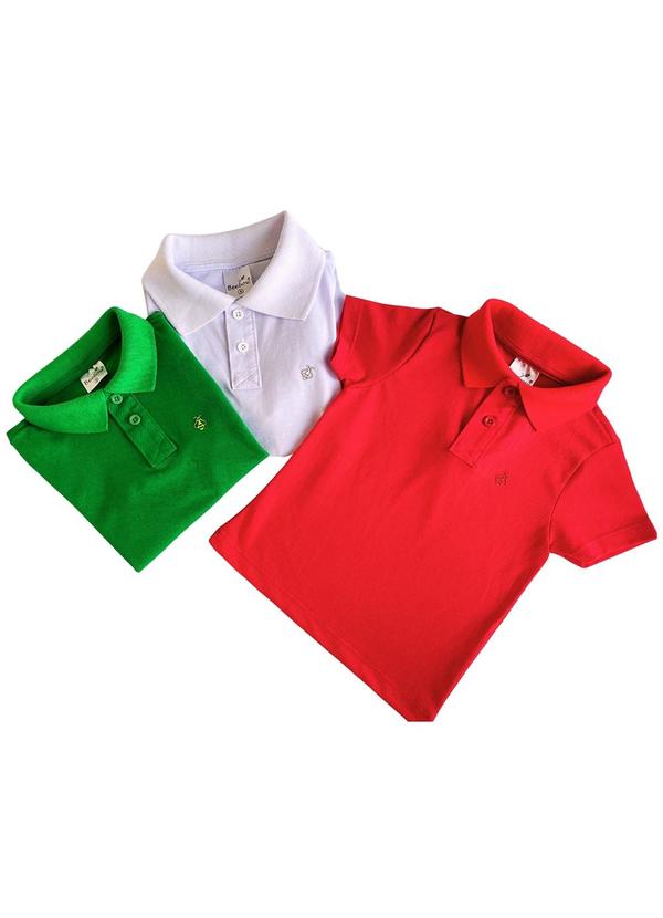 Beebow - Kit Infantil 3 Camisa Natal-Ano Novo Sortido