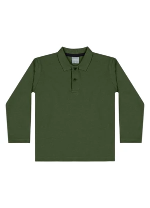 Quimby - Polo em Piquet Infantil Menino Verde - QUIMBY