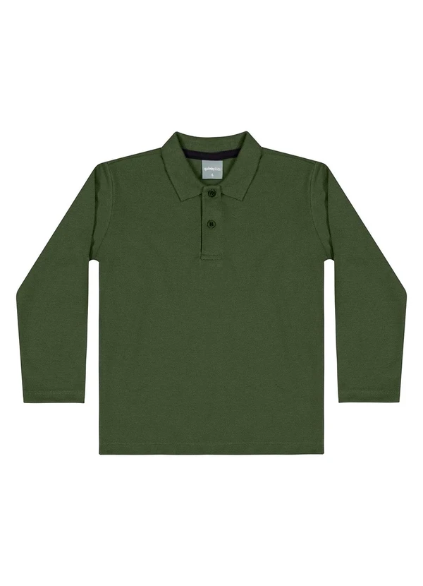 Quimby - Polo em Piquet Infantil Menino Verde