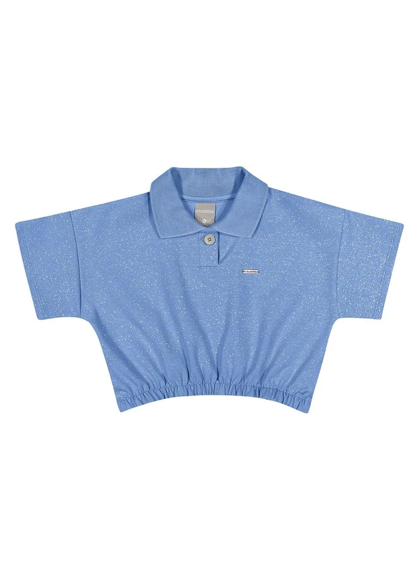 Colorittá - Polo Infantil Menina Colorittá Azul