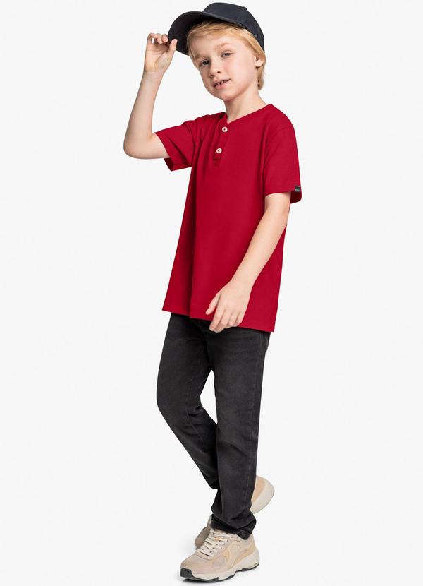 Trick Nick - Polo Infantil Vermelho 3