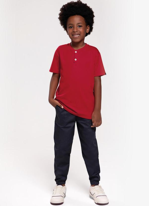 Trick Nick - Polo Infantil Vermelho 6