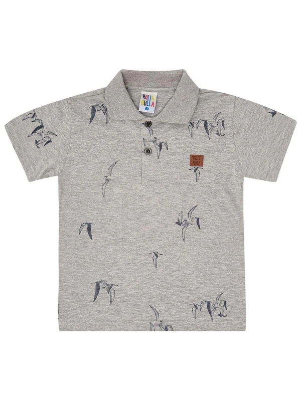Pulla Bulla - Polo Malha Cinza 3