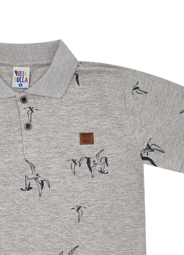 Pulla Bulla - Polo Malha Cinza 4