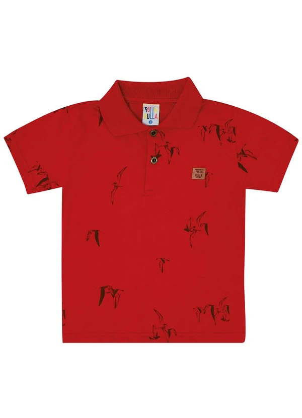 Pulla Bulla - Polo Malha Vermelho