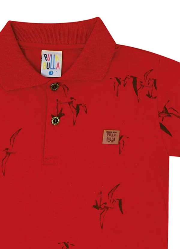 Pulla Bulla - Polo Malha Vermelho 2