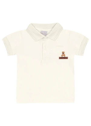 Pulla Bulla - Polo Meia Malha Bege - PULLA BULLA