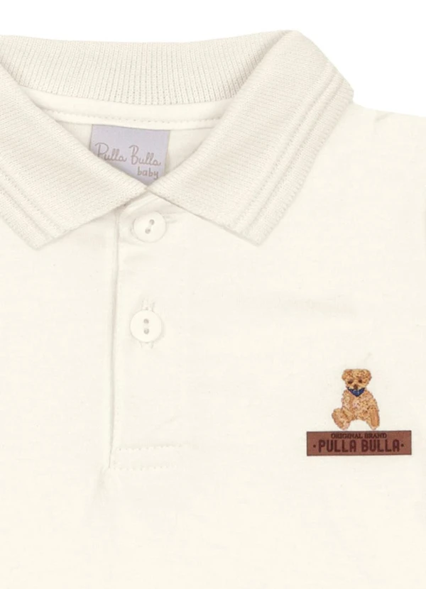 Pulla Bulla - Polo Meia Malha Bege 2