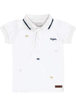 Pulla Bulla - Polo Meia Malha Branco - PULLA BULLA