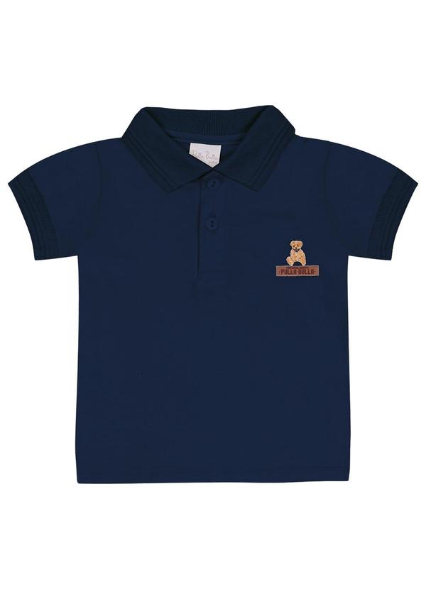 Pulla Bulla - Polo Meia Malha Marinho