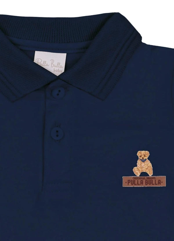 Pulla Bulla - Polo Meia Malha Marinho 2