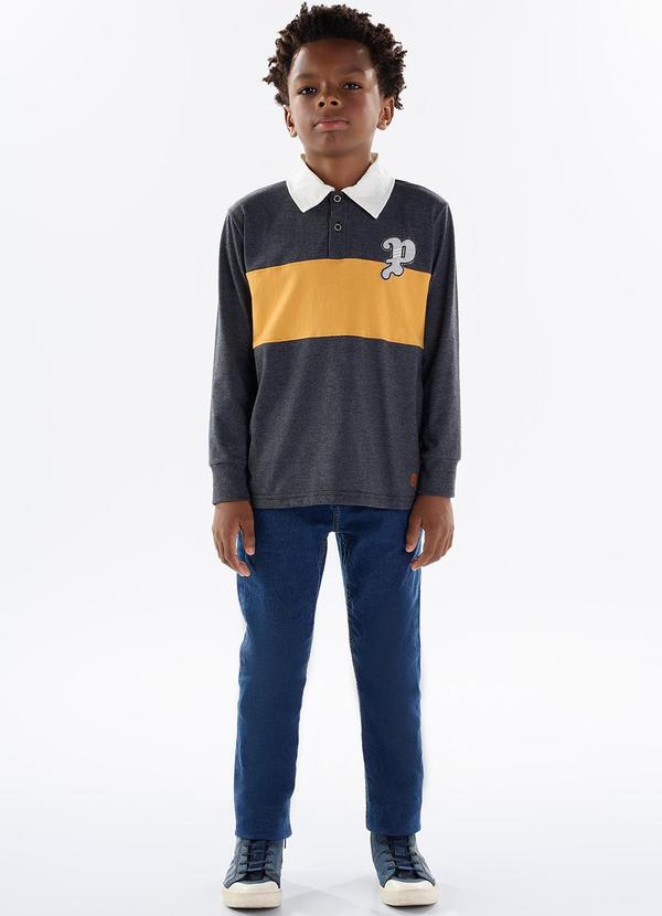 Pulla Bulla - Polo Meia Malha Preto 2