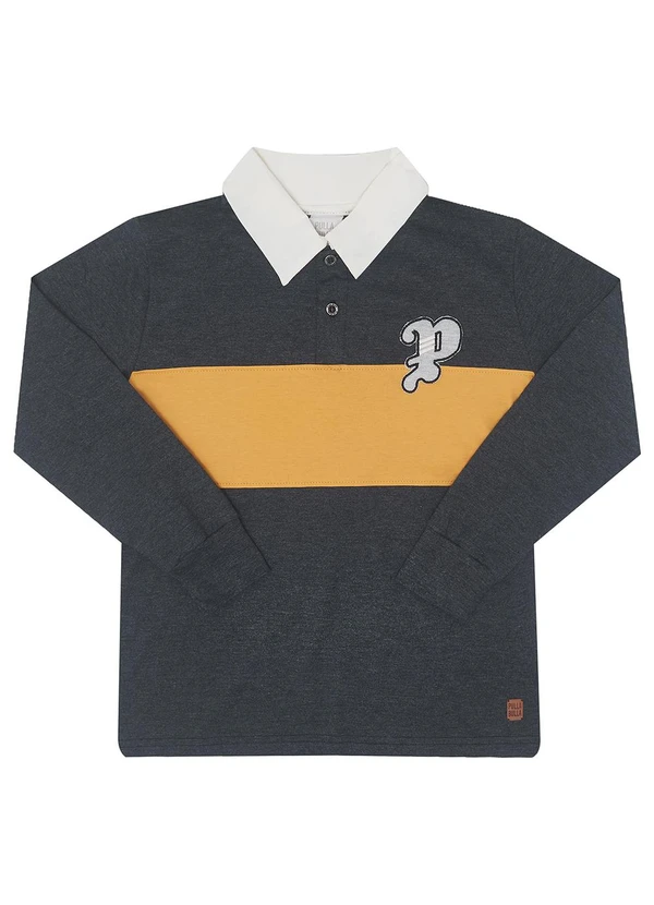 Pulla Bulla - Polo Meia Malha Preto 3