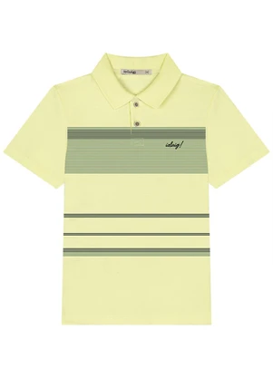 Ioluig - Polo Menino em Piquet Verde - IOLUIG